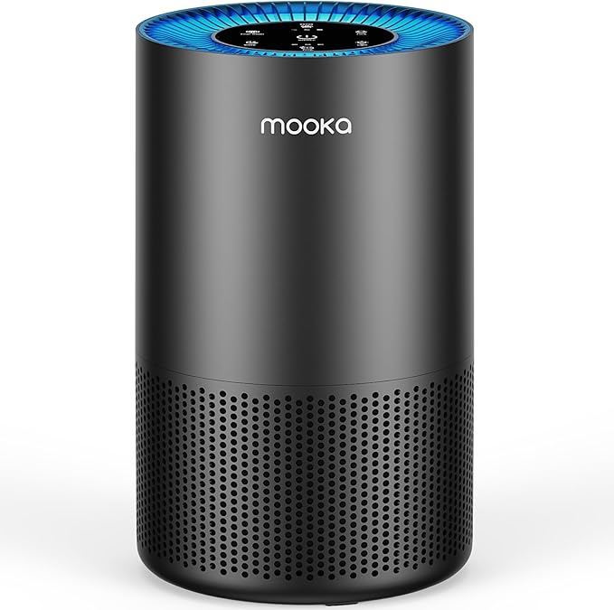 Air Purifiers for Home Large Room Pets Up to 1300 Sq Ft, MOOKA H13 True HEPA by MOOKA