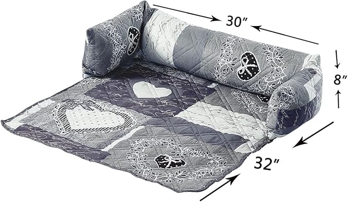 Brilliant Sunshine Quilted Calming Dog Bed Mat, Removable Washable Cover - Image 4