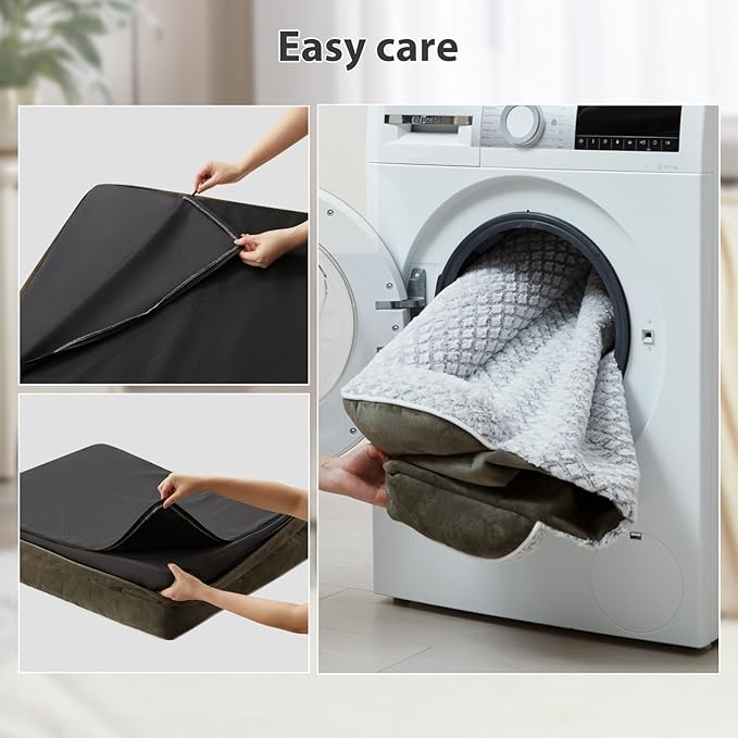 Orthopedic Dog Bed for Large Dogs, Egg Crate Foam Bed for Large Dogs, Equipped - Image 5