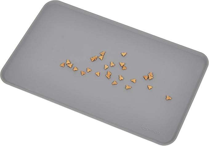 Amazon Basics Waterproof Non-Slip Silicone Pet Feeding Mat - Image 3