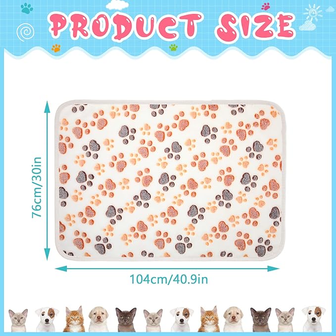Tegeme 8 Pcs Fleece Dog Blankets - Image 6