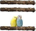 PINVNBY 3Pcs Bird Perches for Cage, Nature Wood Prickly Parrot Stand Toy Paw by PINVNBY