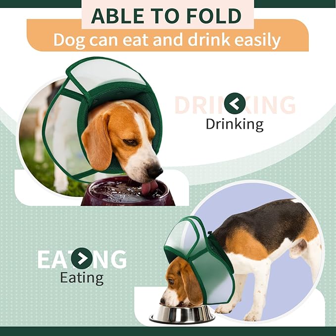 Allroaring Dog Cone Collar After Surgery, Soft Dog Cones - Image 3