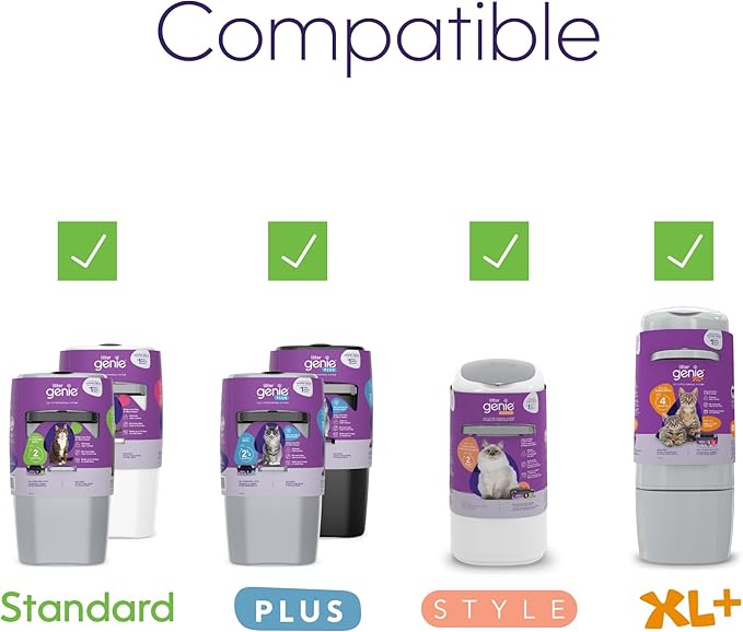 Litter Genie Refill Bags | Jumbo 1-Pack, 28 total ft | Up to 4 Months of Supply - Image 3