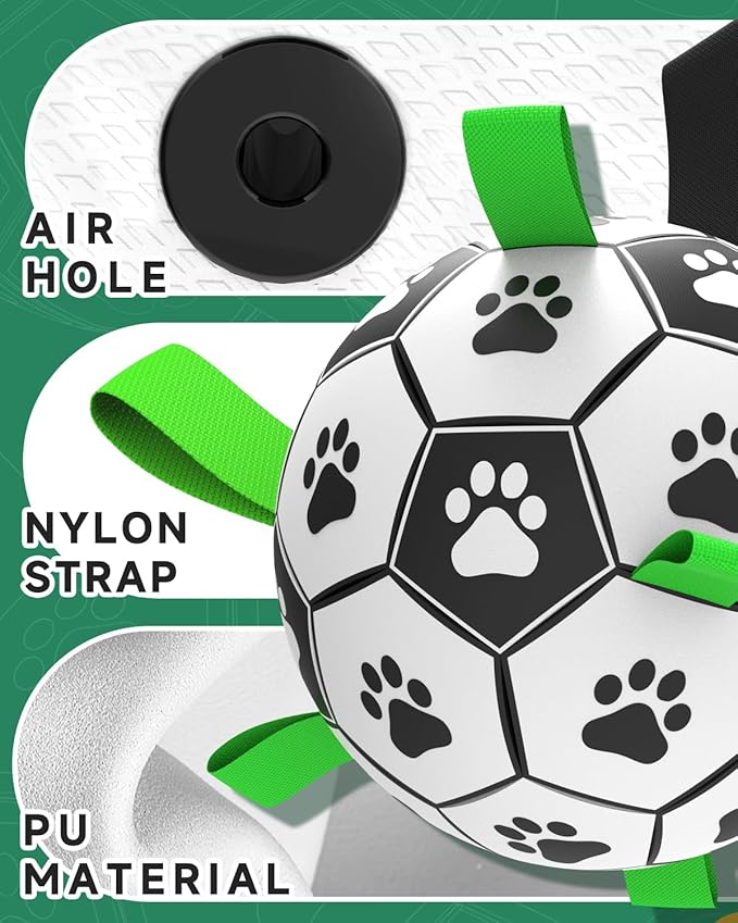 QDAN 10 Inch Gaint Dog Soccer Ball - Image 5