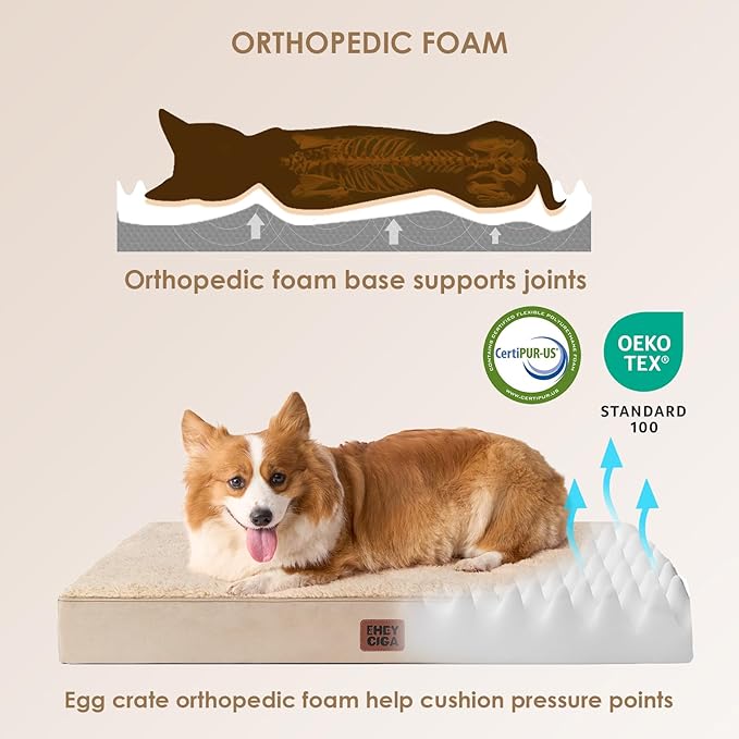EHEYCIGA Orthopedic Medium Dog Beds - Image 3
