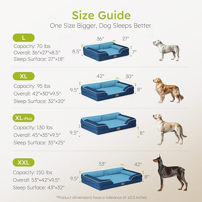 Extra Large Dog Bed, Orthopedic Dog Bed - Image 8