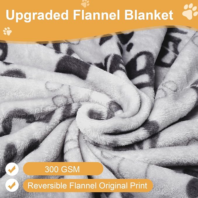 Dog Blankets for Large Dogs Upgraded, Dog Cat Flannel Blankets Washable - Image 6