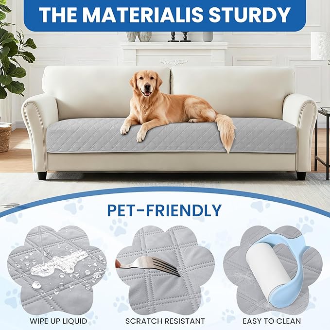 Waterproof Couch Covers for Pets, Waterproof Dog Bed Cover, Anti-Slip Soft Dog - Image 6