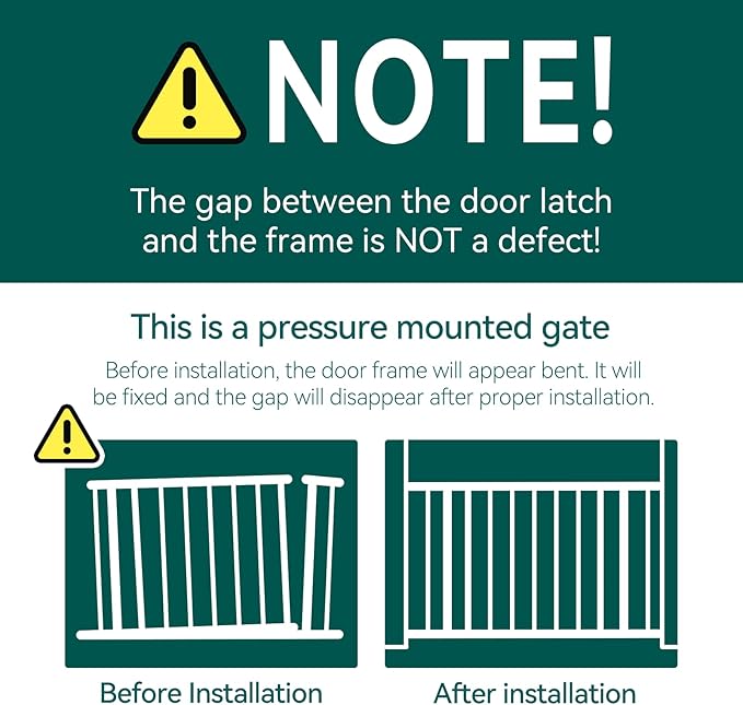 Babelio 36-56" Extra Wide Auto Close Baby Gate - Image 9