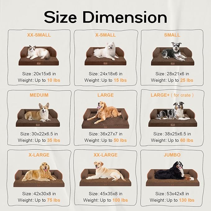 Small Dog Bed Orthopedic Washable Cat Bed Memory Foam Small Couch Sofa Indoor - Image 2