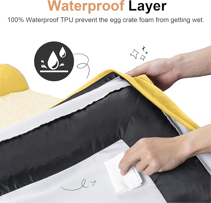 Small Dog Bed Orthopedic Washable: Beds Bolster Small Sized Dogs Bed Egg Crate - Image 4