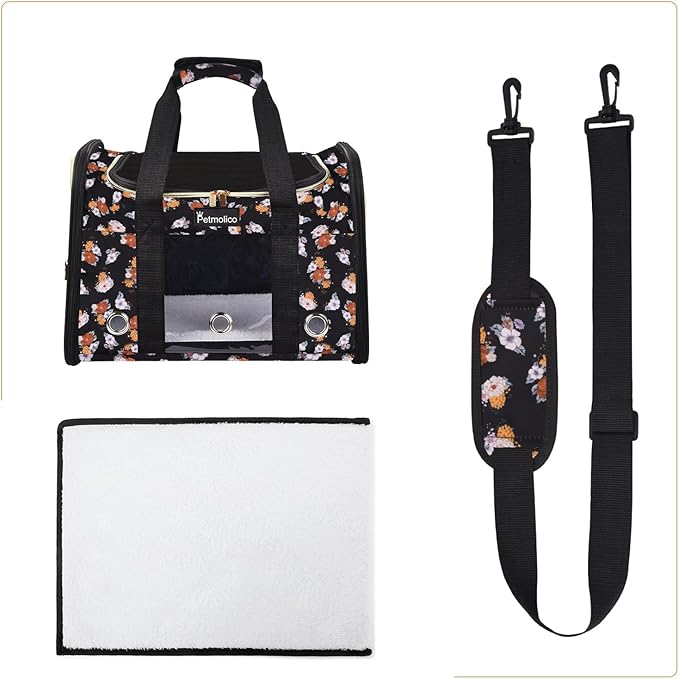 Petmolico Cat Carrier Dog Carrier, Airline Approved Soft Pet Travel Carrier - Image 4
