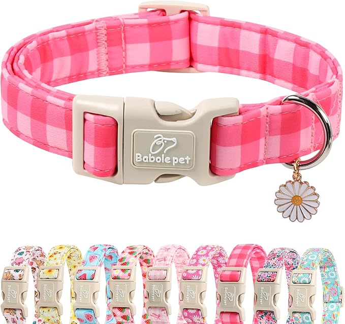 Girl Dog Collar for Large Dogs by Babolepet
