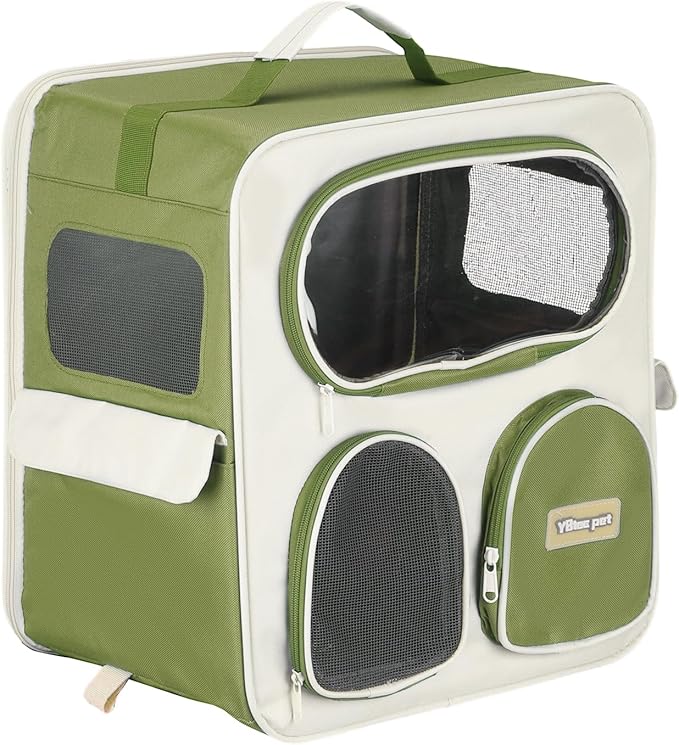 Pet Backpack Carrier, Portable and Ventilated, Nylon Dogs Cats and Small by Unknown
