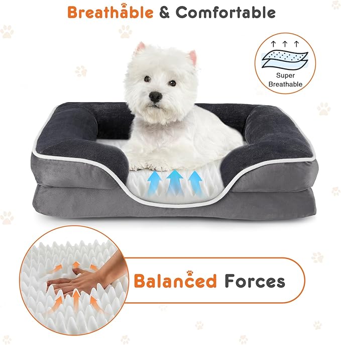 Sweetcrispy Orthopedic Dog Bed, XL Large Memory Foam Puppy Cat Bed - Image 4