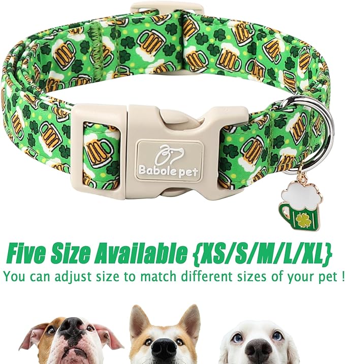 St Patricks Day Dog Collar for Large Dogs - Image 6