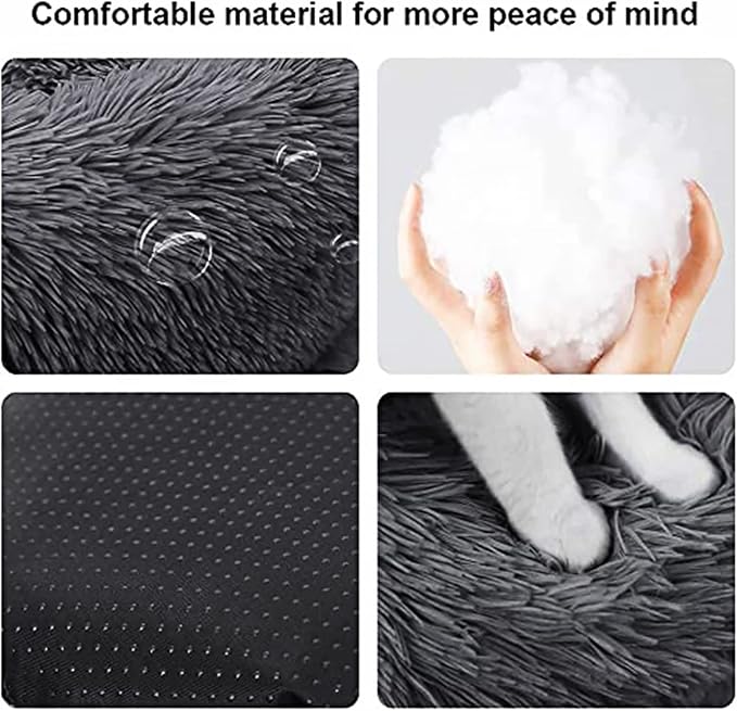 Nisrada Cat Beds for Indoor Cats, 15.7 Inch Dog Bed for Small Melium Large Dogs - Image 2