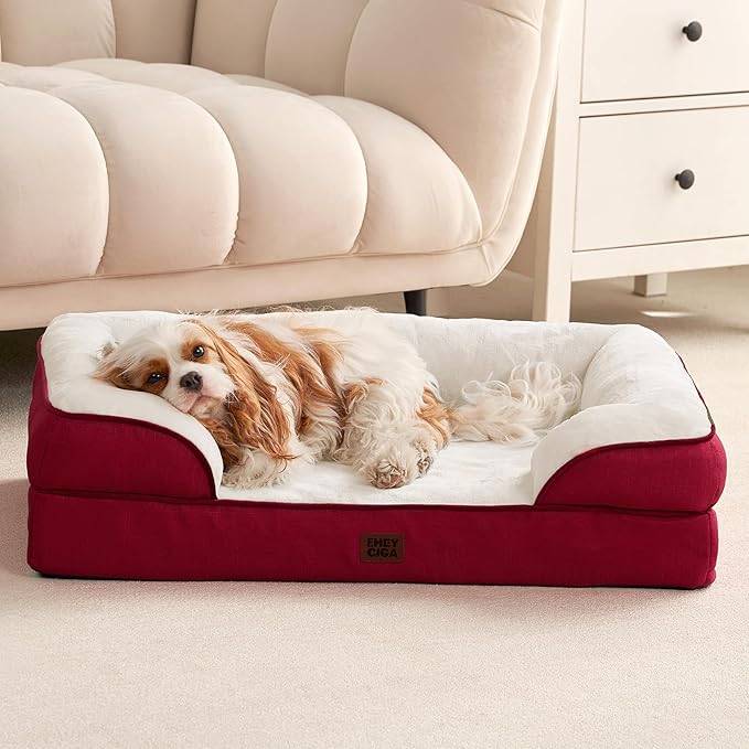 EHEYCIGA Orthopedic Dog Beds for Large Dogs, Waterproof Memory Foam Large Dog - Image 8