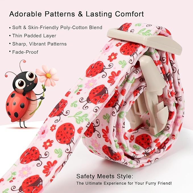 Lucky Ladybug Dog Collar for Large Dogs - Image 4