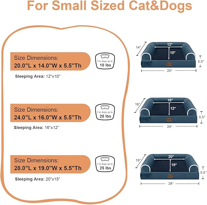 Small Dog Bed Orthopedic Washable: Beds Bolster Small Sized Dogs Cats Bed Egg - Image 6