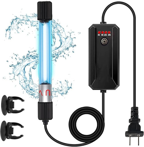 13W Timer Aquarium Clean Light Algae Clear Green Bloom Clean Fish Tank Water by JackSuperAquariumPetsFocus