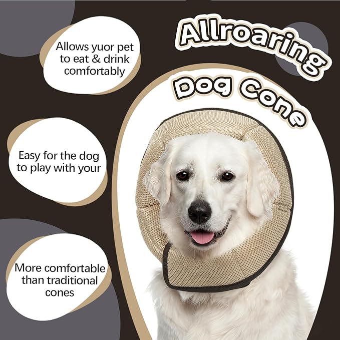 Dog Cone Collar Soft Cone for Medium Dogs After Surgery Adjustable Elizabethan - Image 5