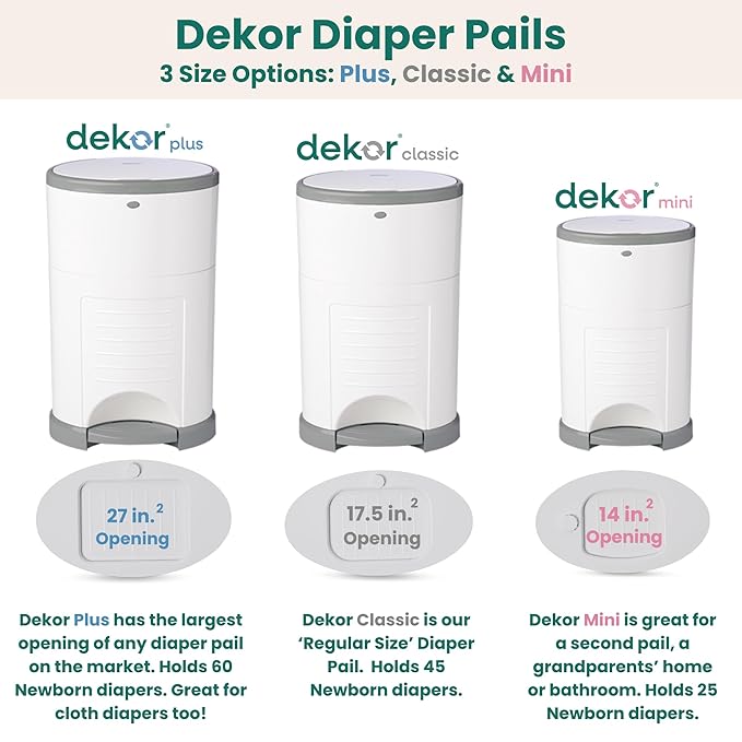 Diaper Dekor EKO Plus Diaper Pail Gift Set - Image 5