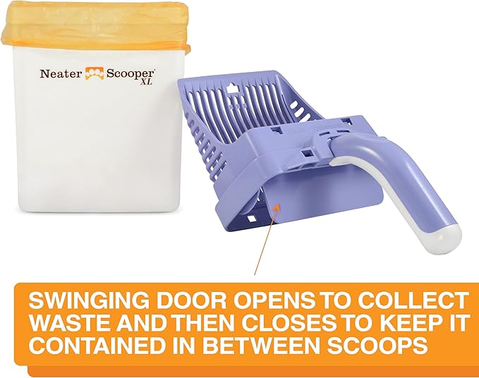 Neater Pet Brands Neater Scooper XL Cat Litter Scoop, 195 Refill Bags – - Image 3