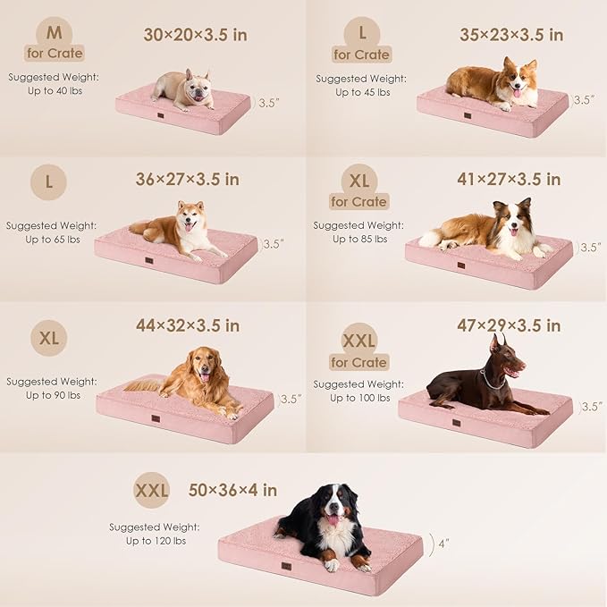 EHEYCIGA Orthopedic Medium Dog Beds - Image 2