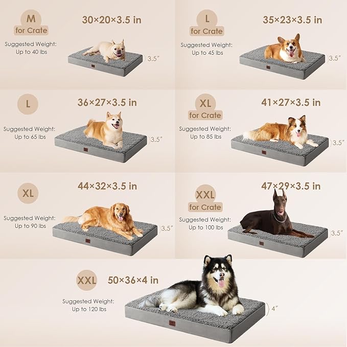 EHEYCIGA Orthopedic XXL Dog Beds - Image 2