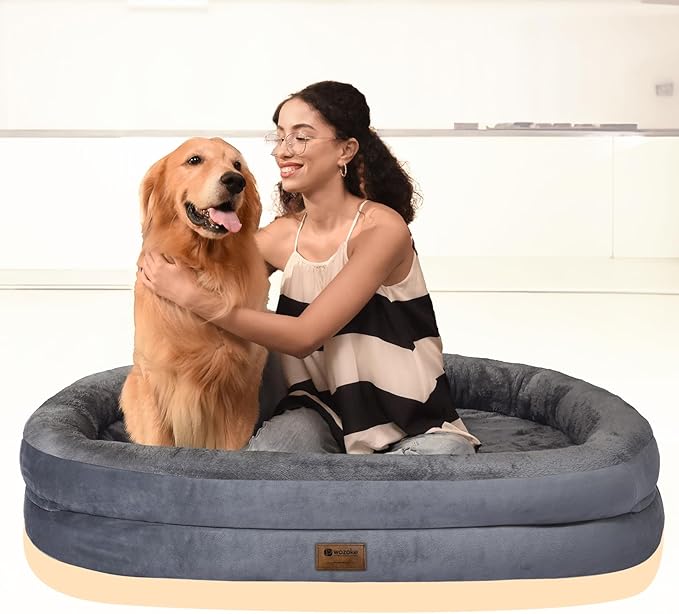 Orthopedic Washable Large Dog Bed: Cooling Dog Bed - Image 7