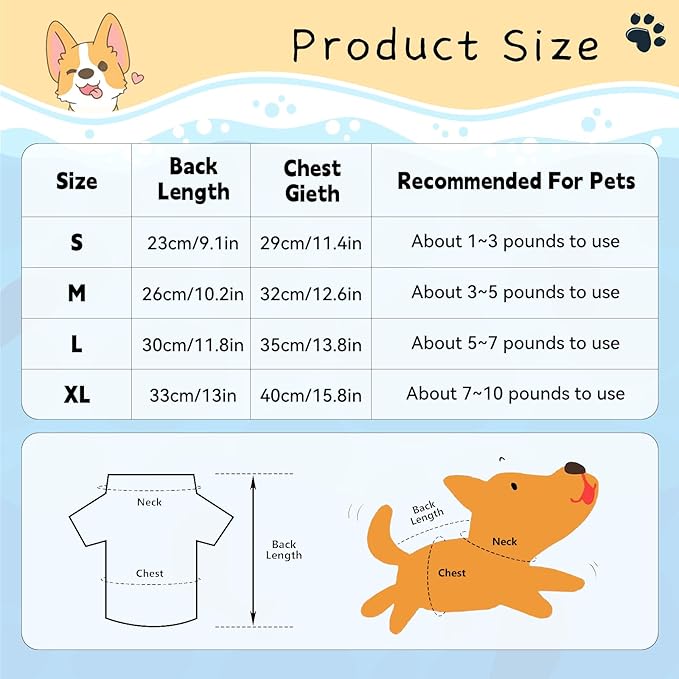 4Pcs Dog & Cat Shirts - Image 3