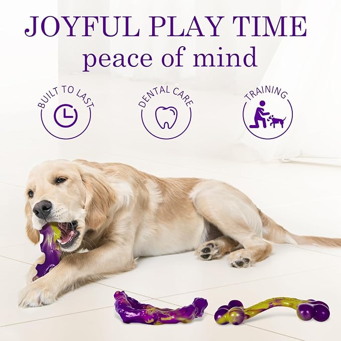 Tough Dog Toys for Aggressive Chewers 3 Pack, Indestructible Dog Toy for Large - Image 7