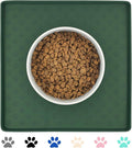 Ptlom Pet Placemat for Dog and Cat, Waterproof Silicone Pet Feeding Bowl Mats by PTLOM