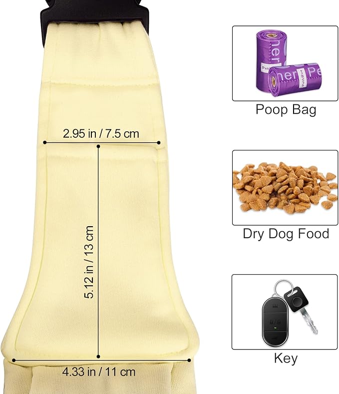 PETLOFT Reversible Dog Cat Sling Carrier, Small Dog Carrier, Adjustable Dog - Image 6