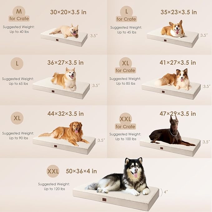EHEYCIGA Orthopedic Dog Beds for Large Dogs - Image 3