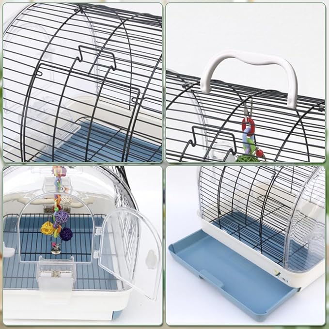 GarveeHome Portable Bird Cage Carrier, Small Bird Cage - Image 6