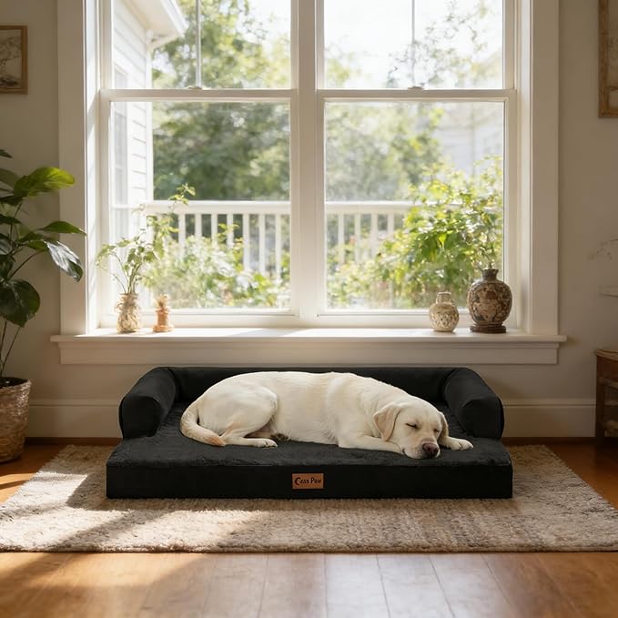 Orthopedic Dog Beds for Large Sized Dogs, Waterproof Egg Crate Foam Large Dog - Image 8