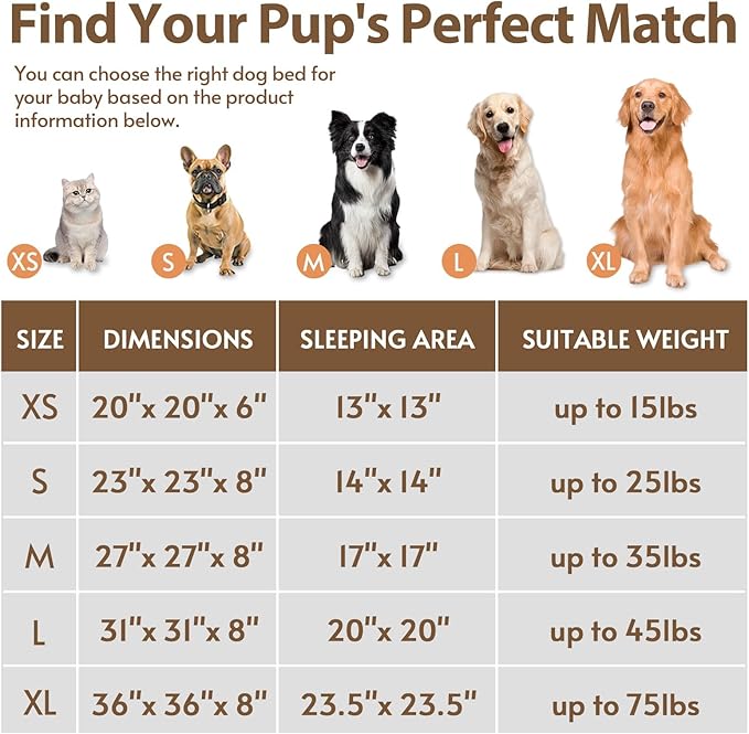 JOLLYVOGUE Calming Dog Bed Medium Size Dog, Anti-Anxiety Donut Medium Pet Bed - Image 7