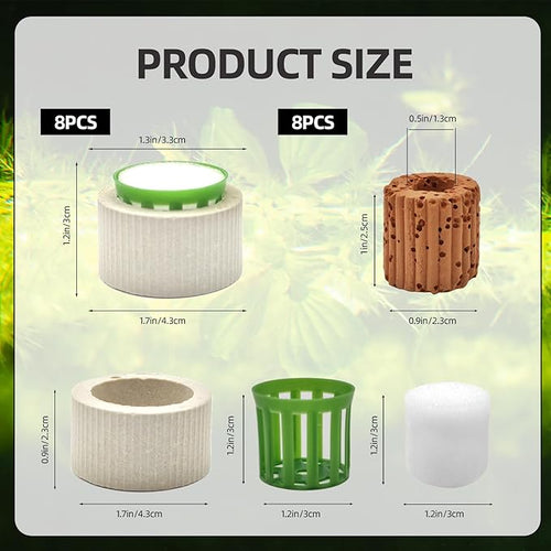 16 Pack Aquarium Plant Weights, Aquatic Plants Fixed Ring Set, Anti-Floating - Image 2