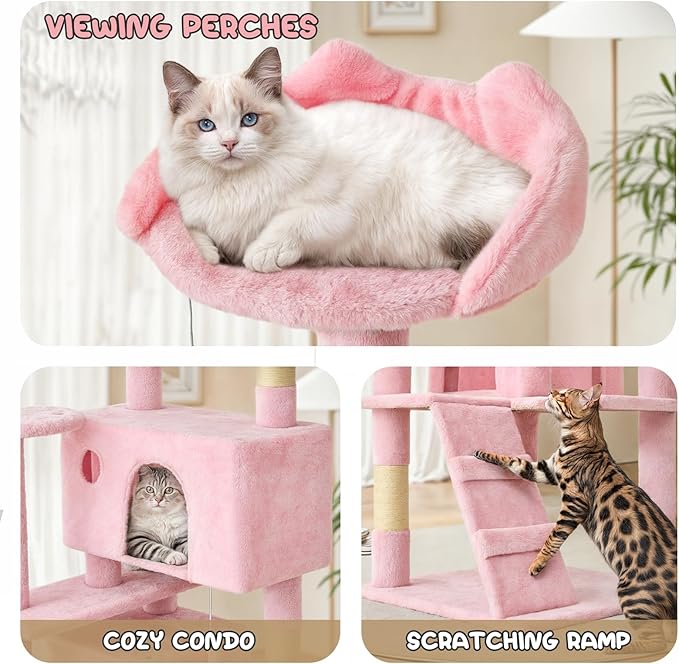 MoNiBloom 77 Inch Cat Tree Tower - Image 7