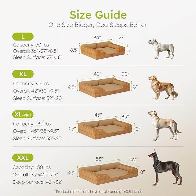 Jumbo Dog Bed for Extra Large Dogs, Orthopedic Dog Bed - Image 8