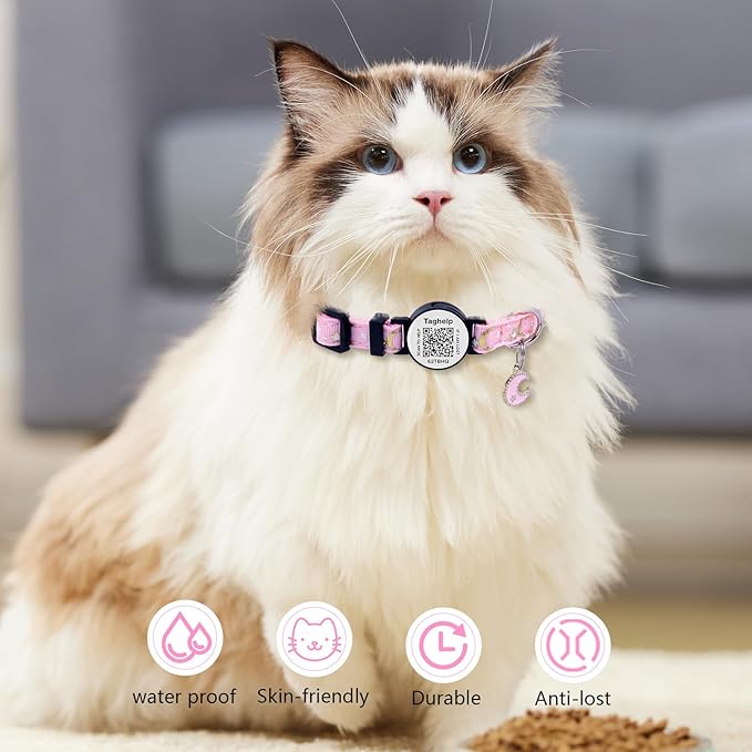 The Ultimate QR Code Pet ID Collar 4-Pack | Breakaway Adjustable Cat Collars - Image 6