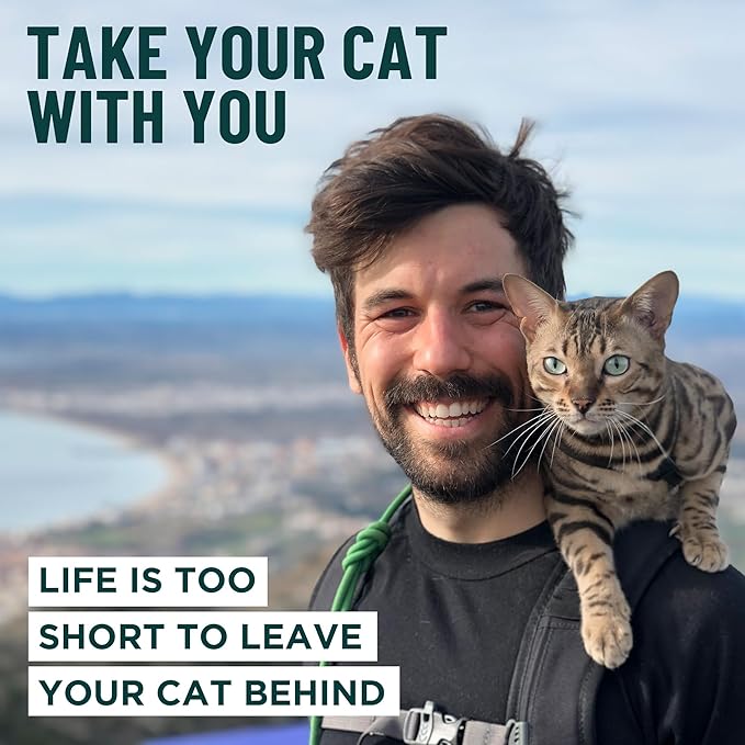 Houdini™ Escape Proof Kitten Harness and Leash Set by OutdoorBengal – Turquoise - Image 9