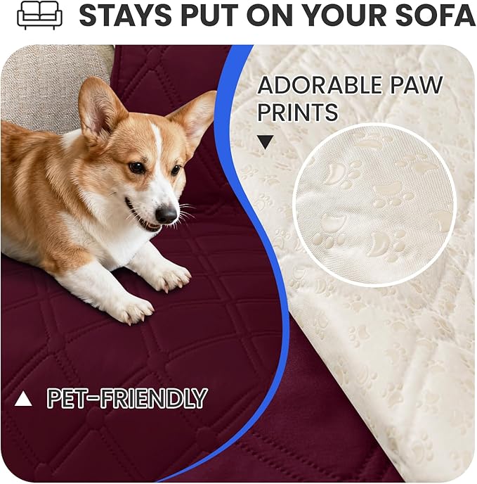 Waterproof Dog Blanket, Non-Slip Soft Pet Bed Cover, Couch Cover - Image 3
