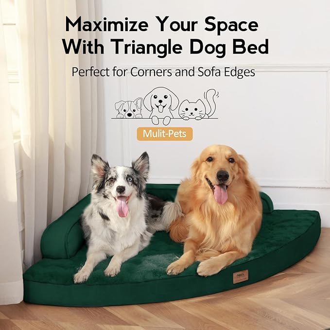 Large Orthopedic Dog Bed with Sides Big Dog Beds with Removable Washable Cover - Image 4
