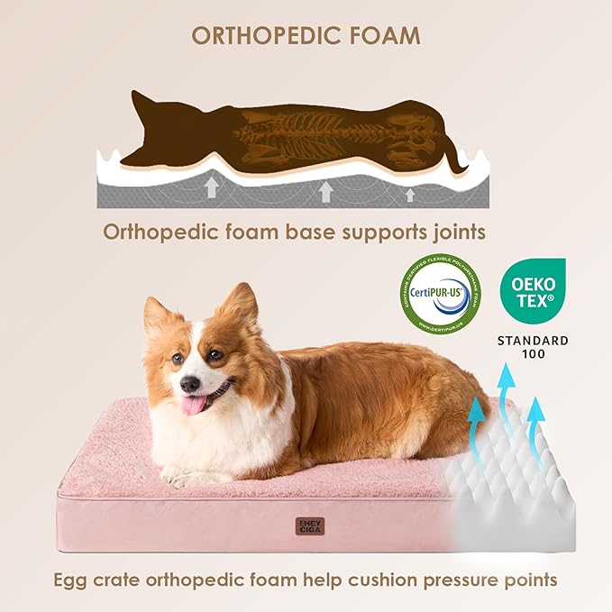 EHEYCIGA Orthopedic Dog Beds for Large Dogs - Image 2