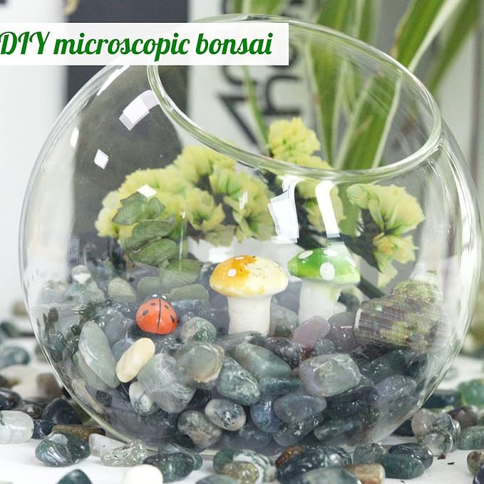 Aquatic Agate Aquarium Gravel Rocks Natural Tumbled Healing Crystal Chips Bulk - Image 5