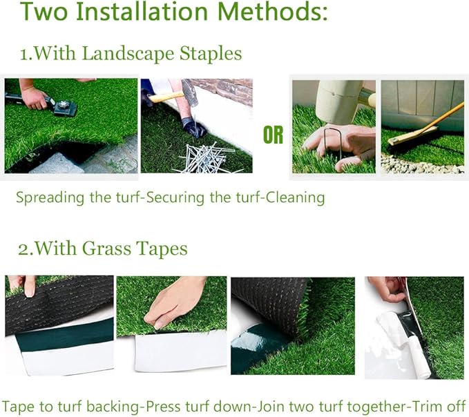 Petgrow Synthetic Artificial Grass Turf 12FTX25FT - Image 4